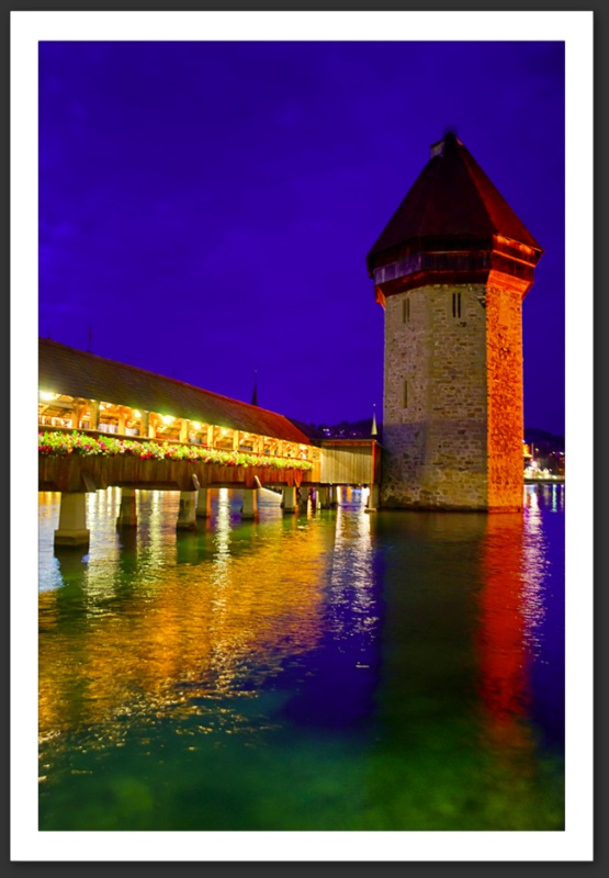  Kapellbrücke ou « pont de la Chapelle » de Lucerne