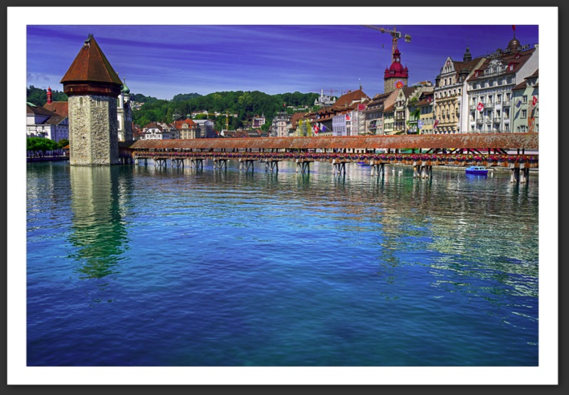  Kapellbrücke ou « pont de la Chapelle » de Lucerne